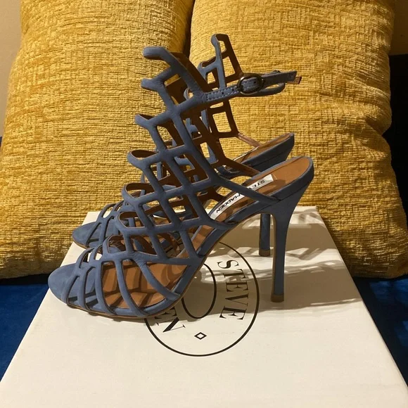 Steve Madden Light Blue Slithur Heels size 8 - Picture 2 of 10